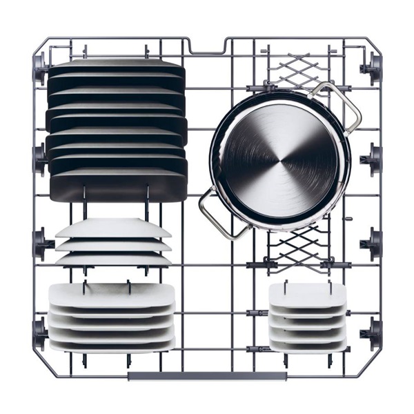 Haier XS 6B1M3PB fekete, programok száma: 10, beépíthető, 16 terítékes mosogatógép 