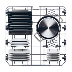 Haier XS 6B1M3PB fekete, programok száma: 10, beépíthető, 16 terítékes mosogatógép 