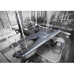Haier XS 6B1M3PB fekete, programok száma: 10, beépíthető, 16 terítékes mosogatógép 