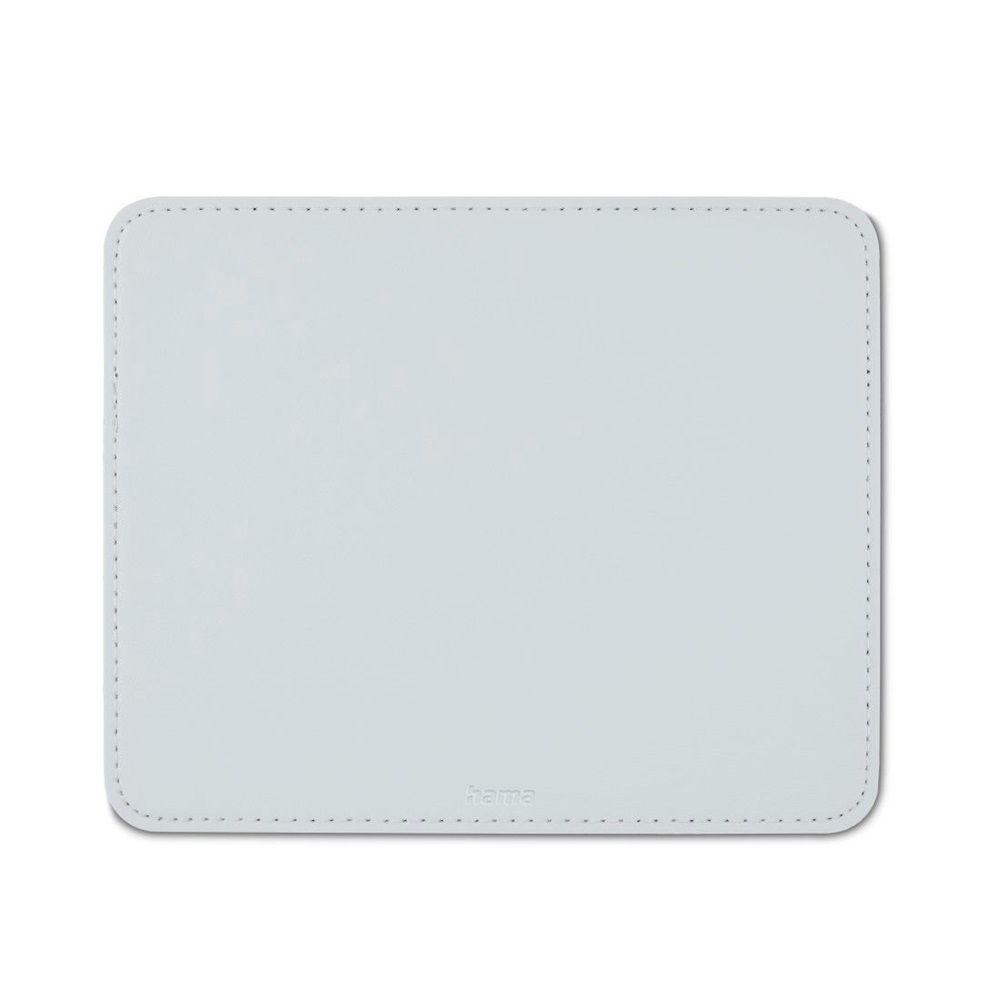 Hama 00126857 fehér bőr egérpad