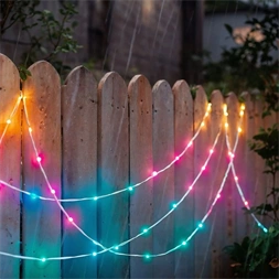 Hama 00176660 10m RGB/USB kültéri smart LED füzér