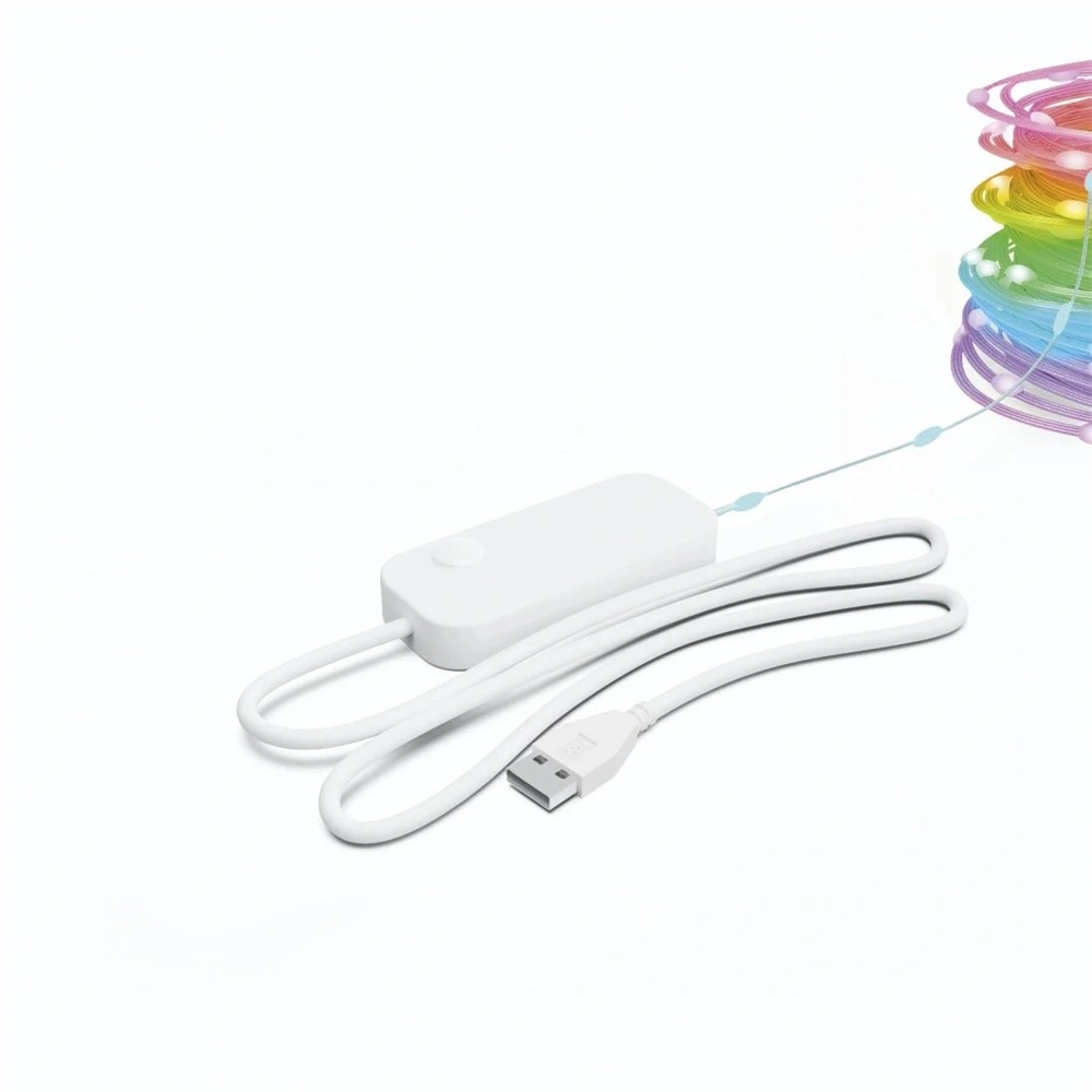 Hama 00176660 10m RGB/USB kültéri smart LED füzér