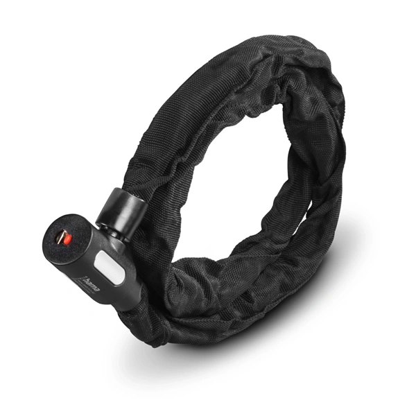 Hama 00178138 kerékpár láncz-zár + világítós kulcs