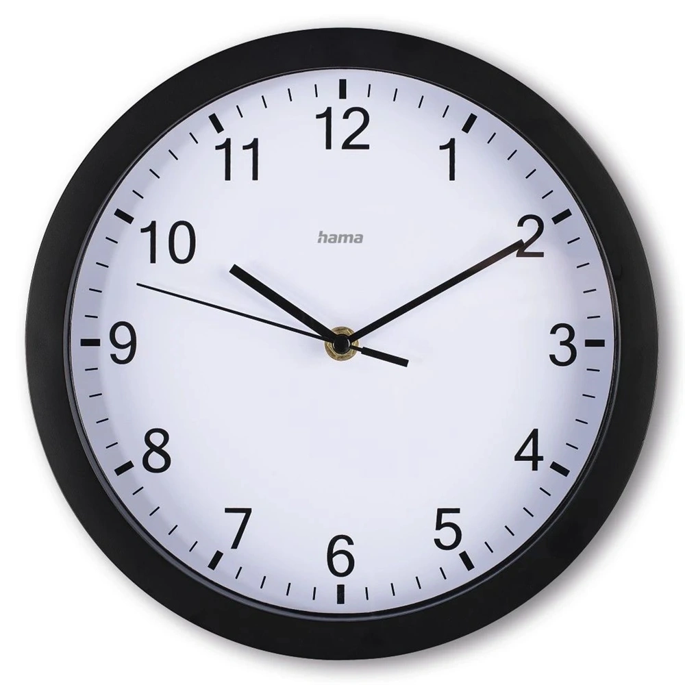 Hama 00185865 Elba 25cm fekete falióra