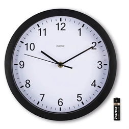 Hama 00185865 Elba 25cm fekete falióra