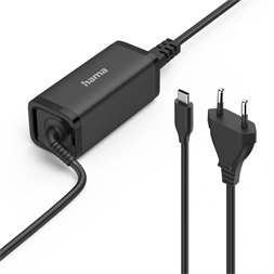 Hama 00200023 65W USB Type-C 5-20V univerzális notebook hálózati töltő