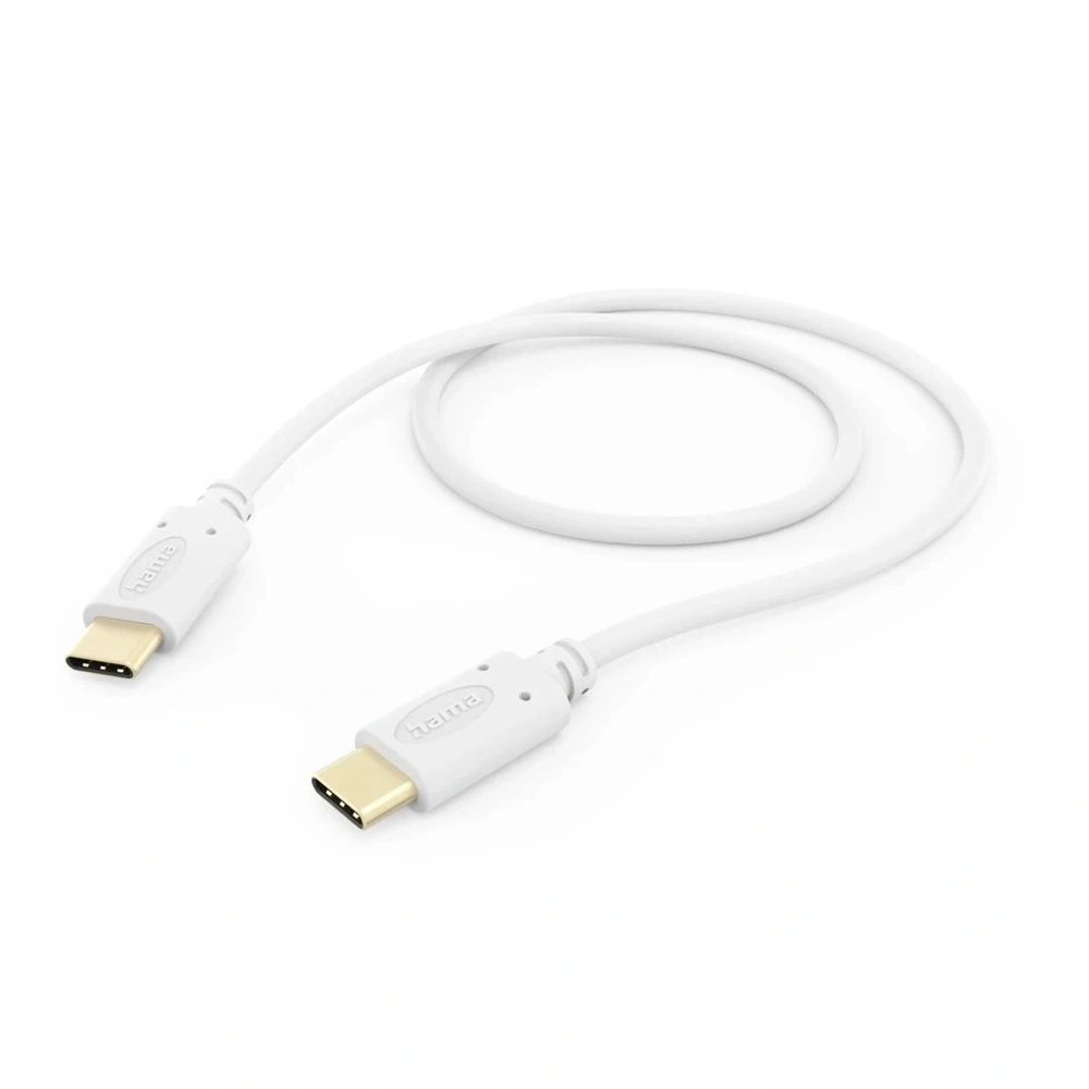 Hama 00201704 1,5m USB-C - USB-C fehér adatkábel