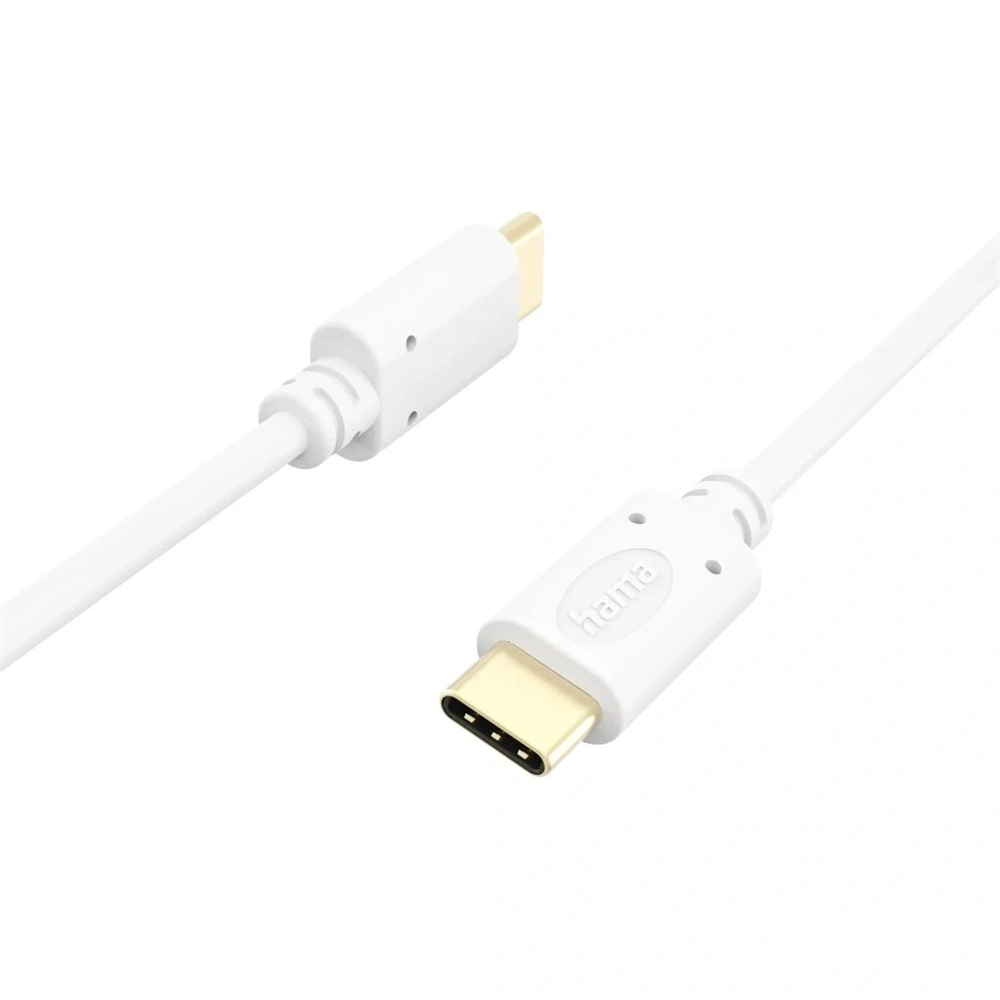 Hama 00201704 1,5m USB-C - USB-C fehér adatkábel