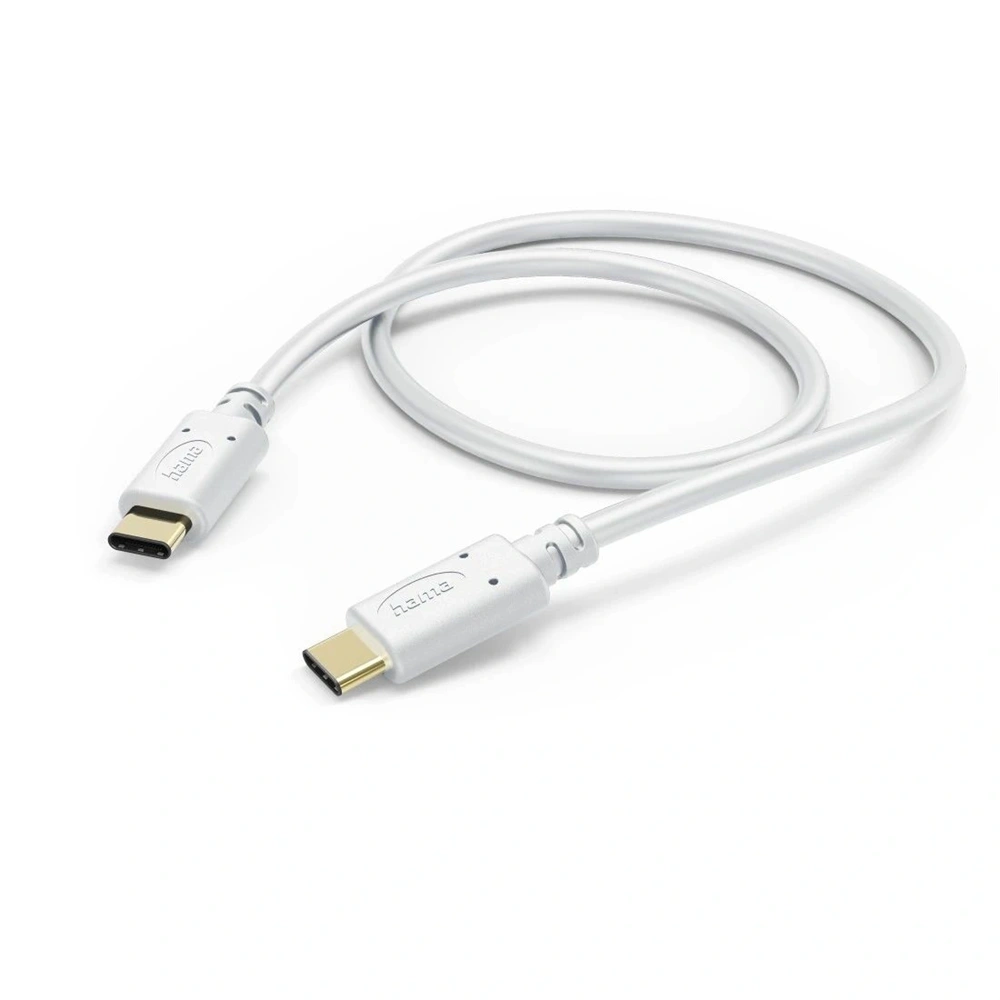 Hama 00201704 1,5m USB-C - USB-C fehér adatkábel