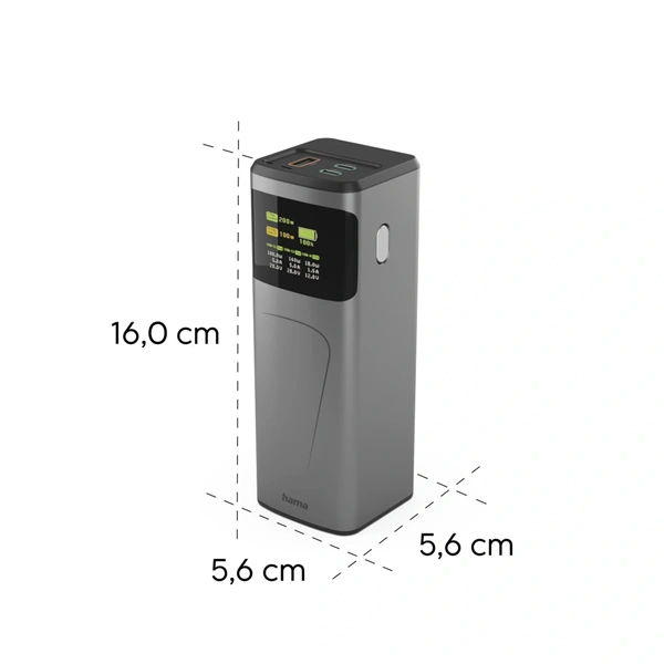 Hama 00201743 High Power 200W 24000mAh power bank