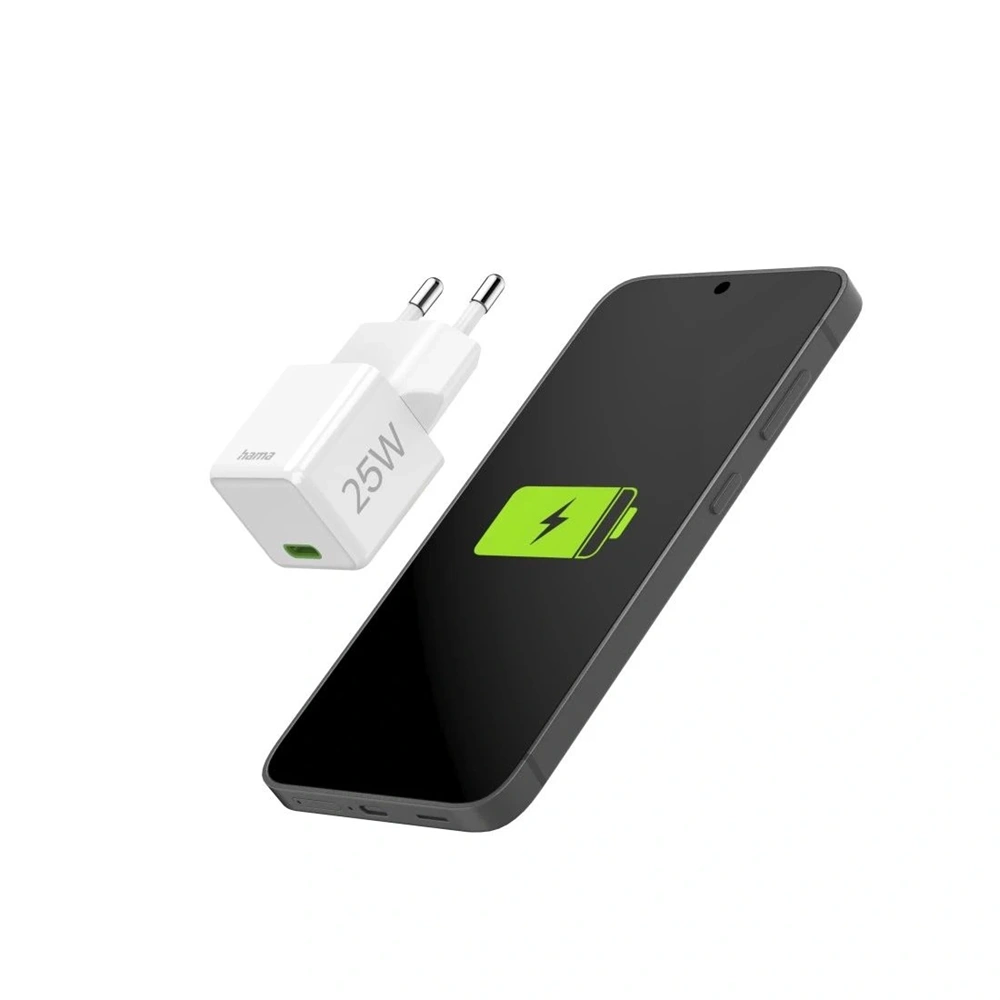 Hama 00201981 25W Type-C fehér hálózati töltő