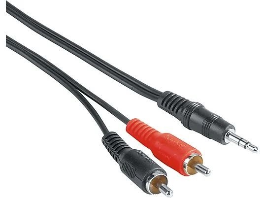 Hama 00205107 25db/csg 5,0m eco 3,5mm jack-2rca összekötőkábel