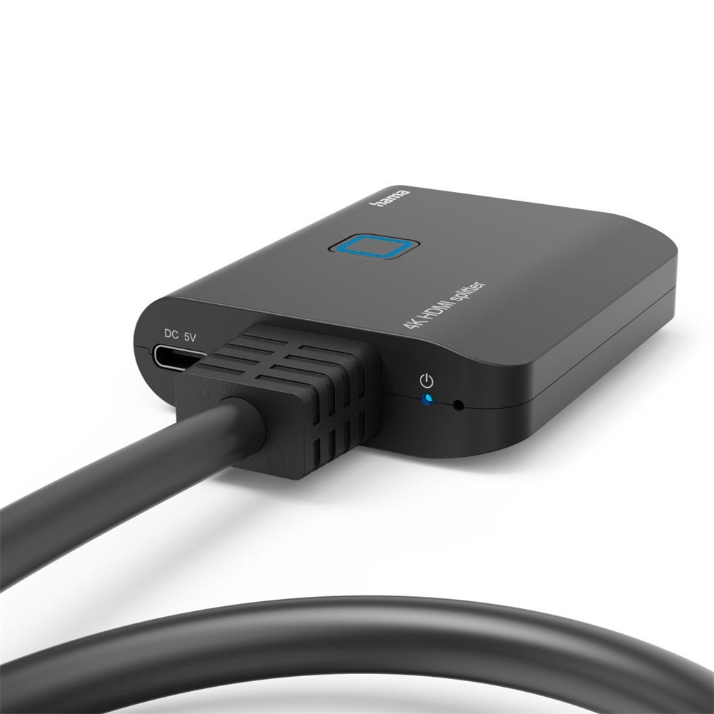 Hama 00205284 1 bemenet - 2 kimenet (4K) HDMI elosztó