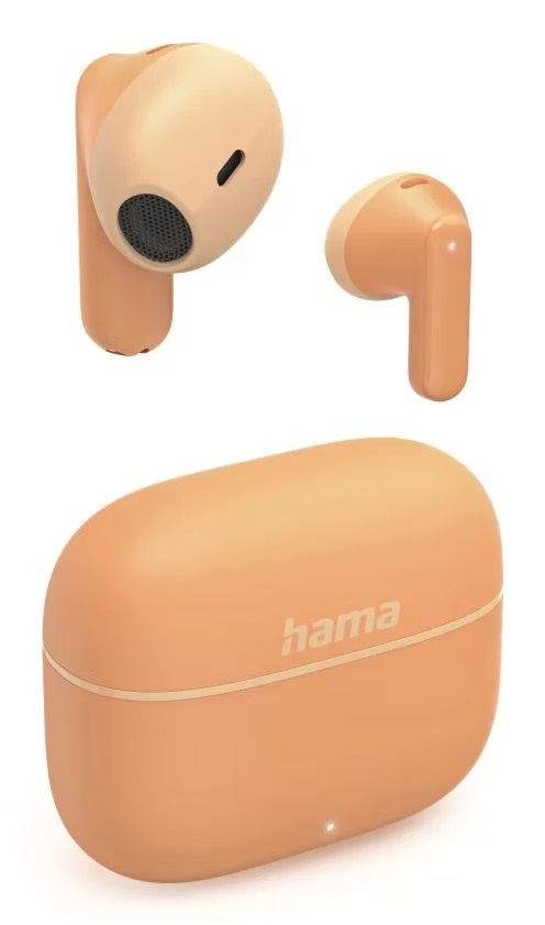 Hama 00221757 "Freedom light2" True Wireless,hangerő szabályozós, narancs headset