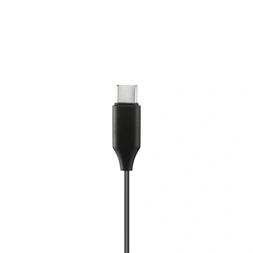 Hama 00221792 Calm USB-C vezetékes mikrofonos fekete fülhallgató