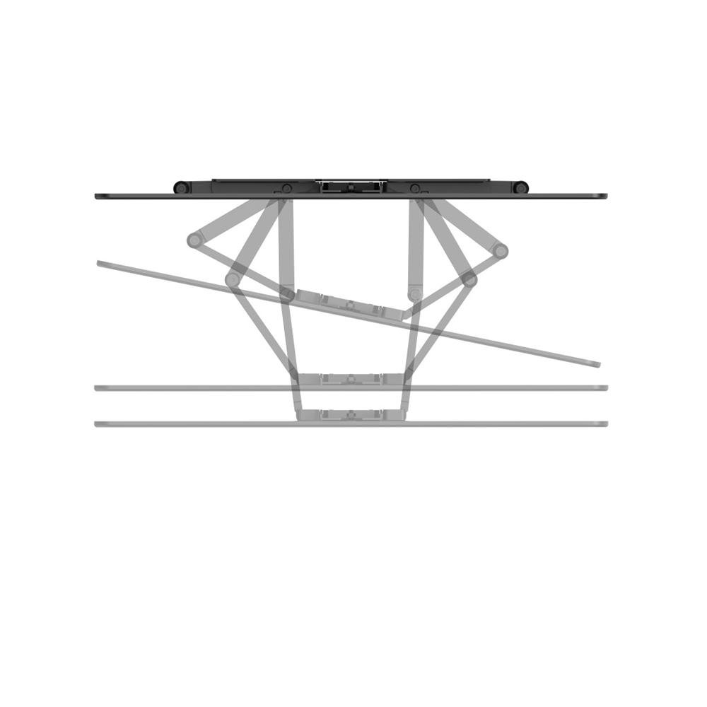 Hama 118079 Full Motion 90"-ig 600x400 ultravékony fali tartó konzol