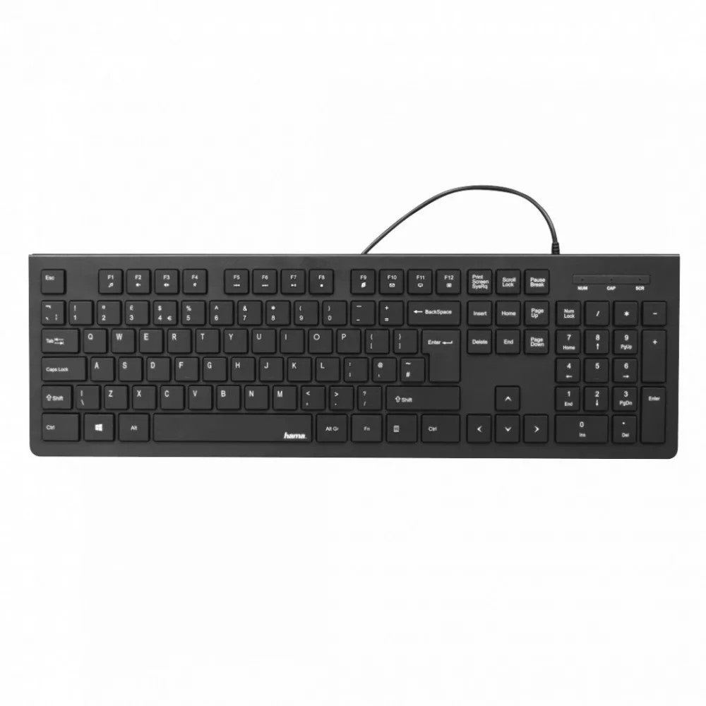 Hama 13182681 "KC-200" HUN USB fekete billentyűzet