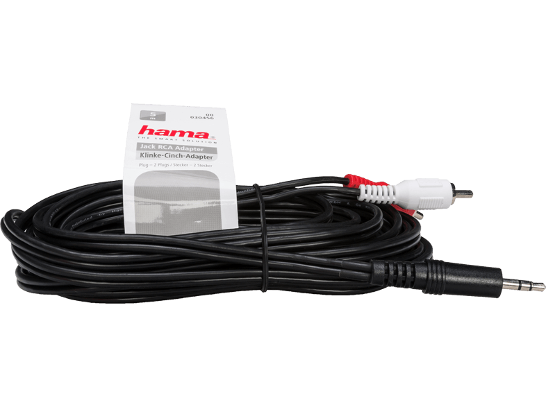 Hama 30456 ST ECO 5,0m 3,5 mm Jack-2 RCA összekötő kábel