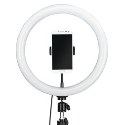 Hama 4659 "SPOTLIGHT STEADY 120 II" LED körlámpás okostelefon állvány (Újszerű)