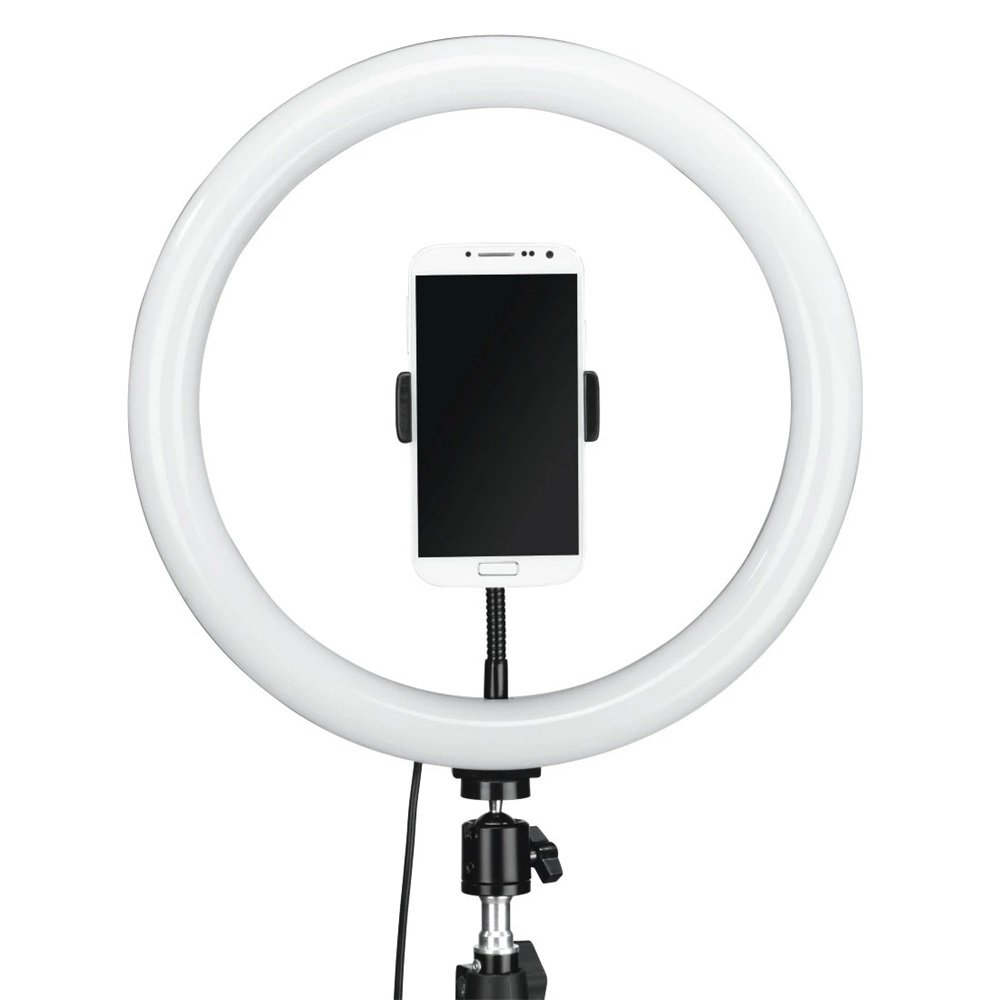 Hama 4659 "SPOTLIGHT STEADY 120 II" LED körlámpás okostelefon állvány (Újszerű)