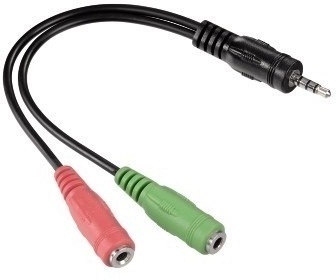 Hama 54573 4Pol Jack-2X aljzat