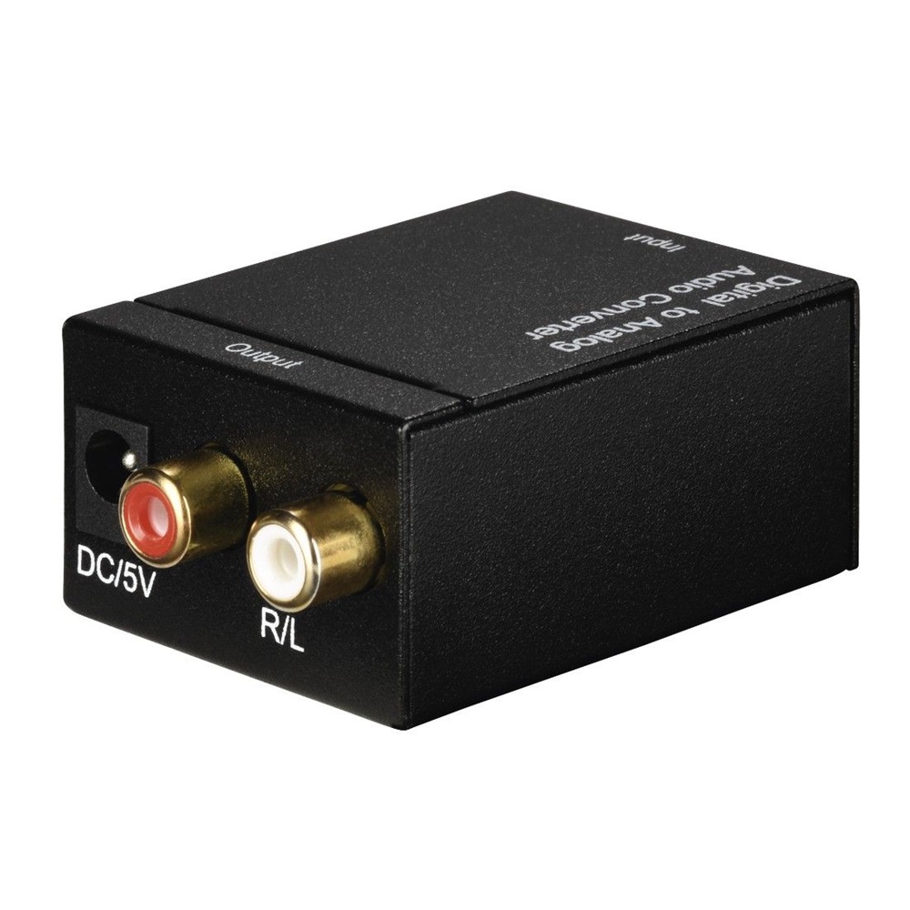 Hama 83180 "AC80" Digitális-Analóg (DAC) audio konverter (Újracsomagolt)