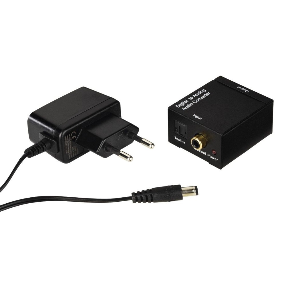 Hama 83180 "AC80" Digitális-Analóg (DAC) audio konverter (Újracsomagolt)