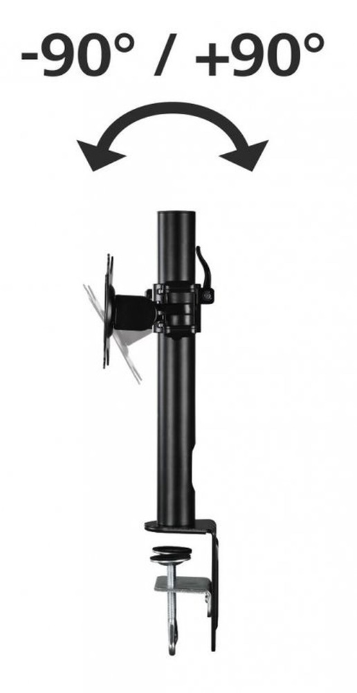 Hama 95830 10"-26" DUAL VESA 100x100 dönthető, karos asztali konzol