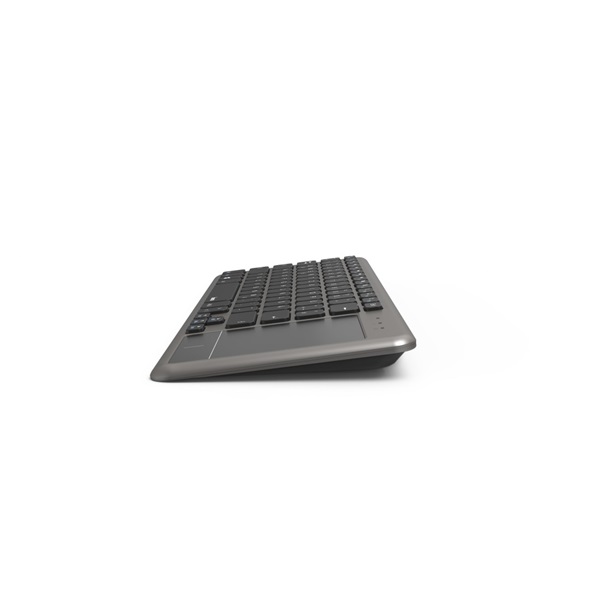 Hama 13182653 "KW-600T" HUN USB vezeték nélküli fekete billentyűzet (touchpad)