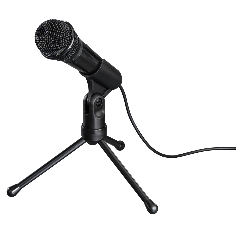 Hama 00139905 MIC-P35 ALLROUND fekete asztali mikrofon