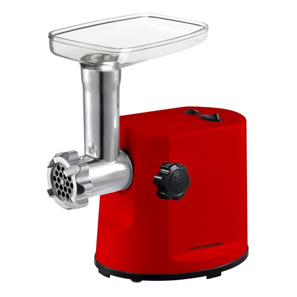 Hausberg HB-3415RS 1200W vörös, réz motor elektromos húsdaráló