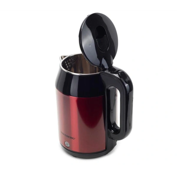 Hausberg HB-3623RS 2,2L-es vörös dupla falú acél vízforraló