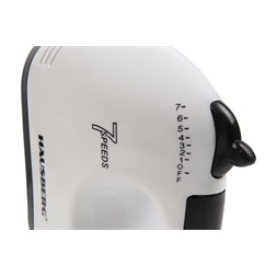 Hausberg HB-4112NG 250W-os fehér-fekete réz motorral, 7 sebességes kézimixer