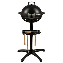 Hausberg HB-540 1600W  állvánnyal, 39,5cm grill átmérő, 5 fokozat, elektromos barbeque grillszett
