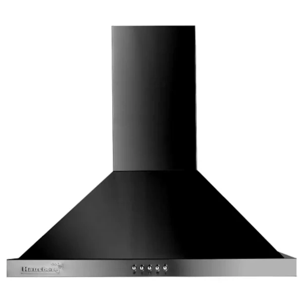 Hausberg HB-1260NG fekete, szabadonálló, kürtős, méret:59,9 cm, zajszint:56 dB, páraelszívó