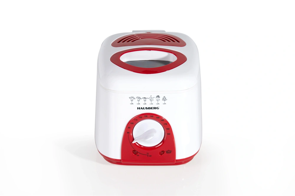 Hausberg HB-1320RS 1 literes 950W vörös elektromos olajsütő