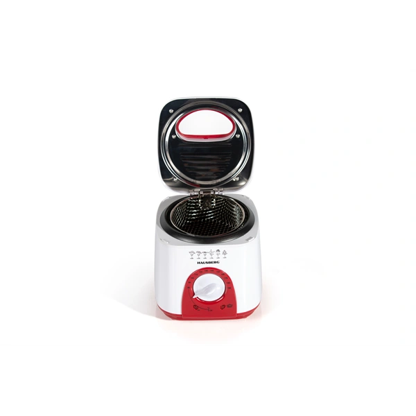 Hausberg HB-1320RS 1 literes 950W vörös elektromos olajsütő