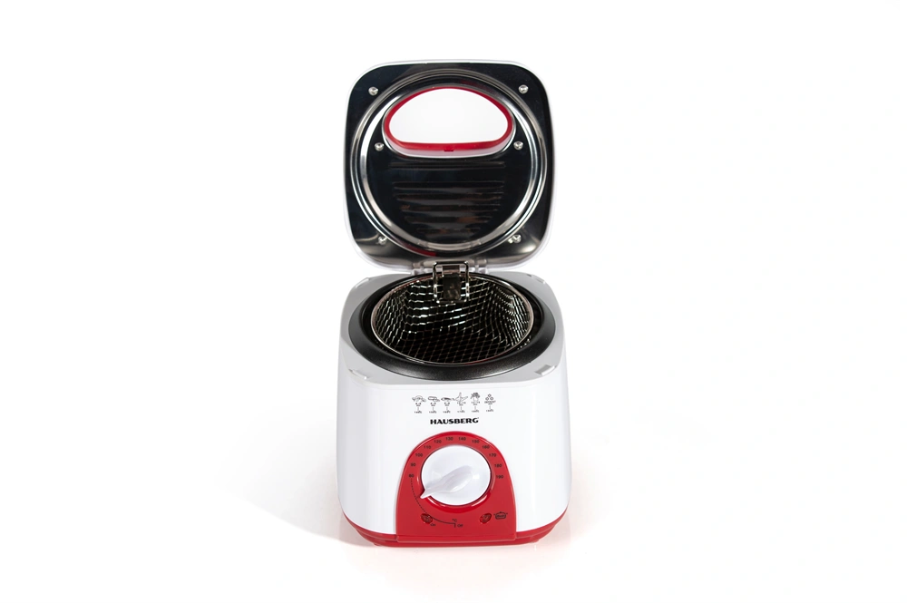 Hausberg HB-1320RS 1 literes 950W vörös elektromos olajsütő