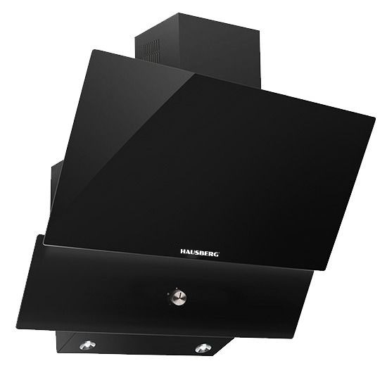 Hausberg HB-2285NG fekete, szabadonálló, döntött, méret:60 cm, zajszint:56 dB, páraelszívó