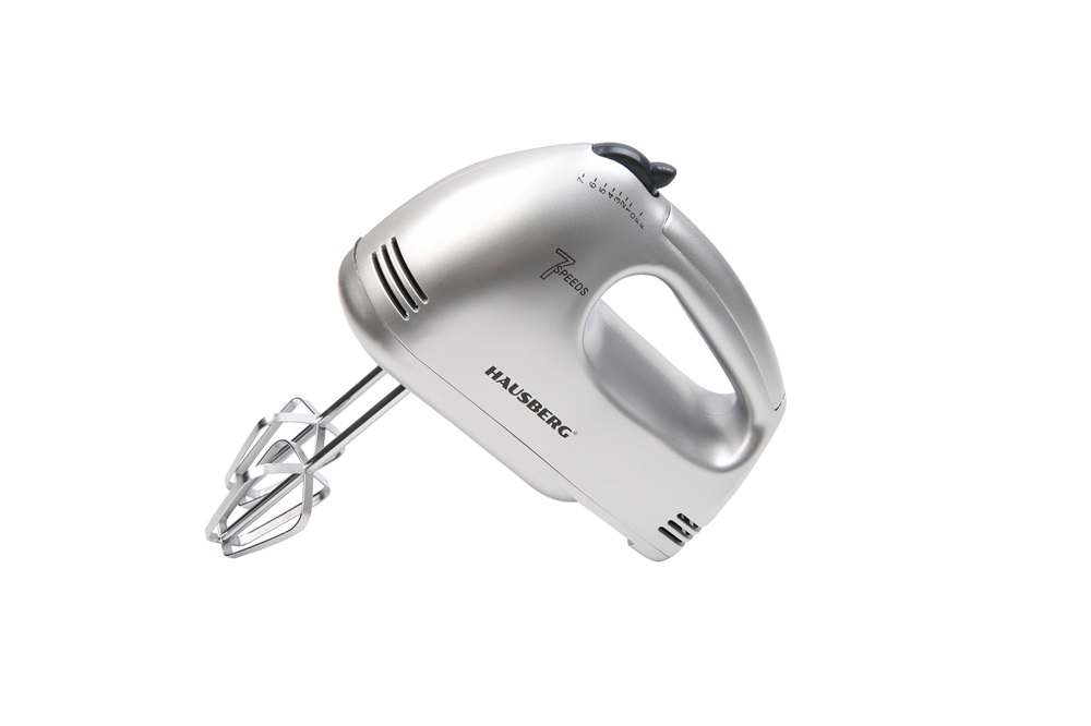 Hausberg HB-3551RS 250W piros-ezüst tálas mixer réz motorral