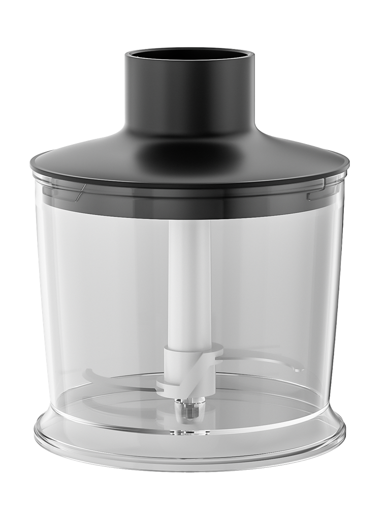 Hausberg HB-7701NG 500W fekete 3 az 1-ben botmixer üvegkancsóval