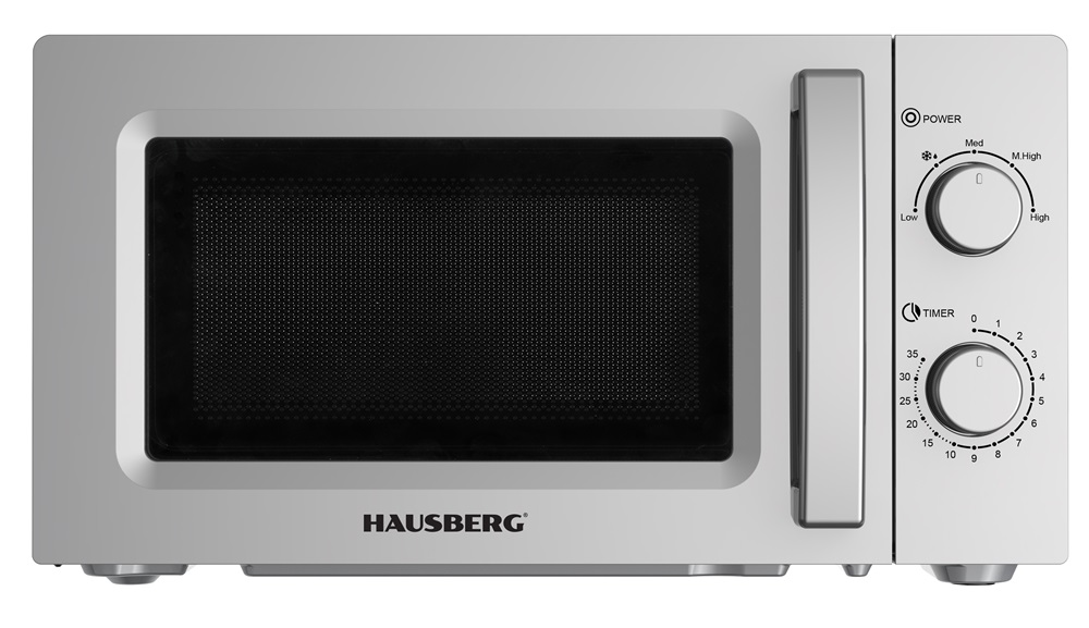 Hausberg HB-8008GR 700W 20L szürke mikrohullámú sütő