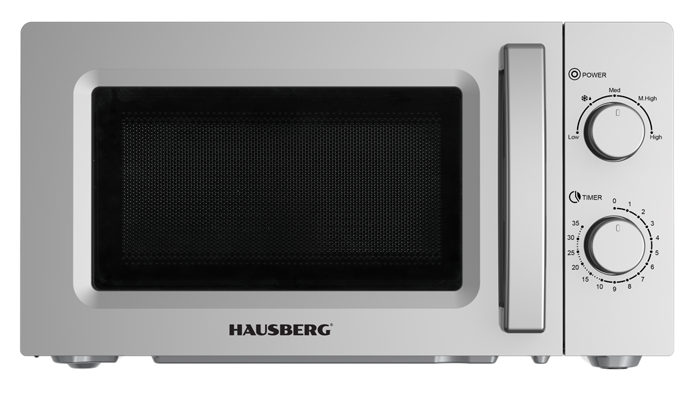 Hausberg HB-8008GR 700W 20L szürke mikrohullámú sütő