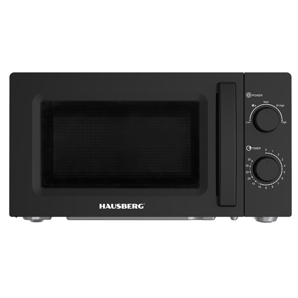 Hausberg HB-8008NG 700W 20L fekete mikrohullámú sütő