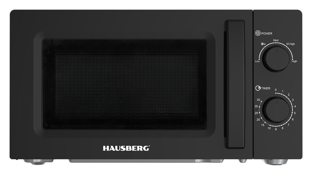 Hausberg HB-8008NG 700W 20L fekete mikrohullámú sütő