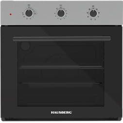 Hausberg HB-8044IN inox-fekete, beépíthető, sütőtér:58L, grill, hőlégkeveréses, sütő