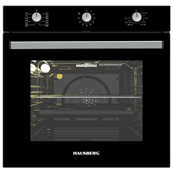 Hausberg HB-8053NG fekete, beépíthető, sütőtér:71L, grill, légkeveréses sütő