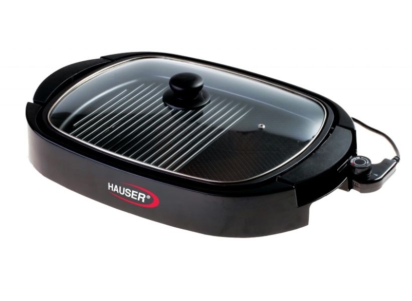 Hauser GR-150 fekete asztali elektromos grill