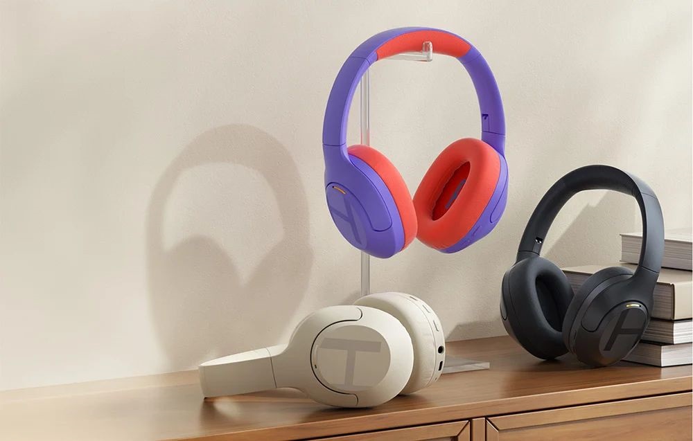 Haylou S35 ANC Bluetooth lila-narancs fejhallgató