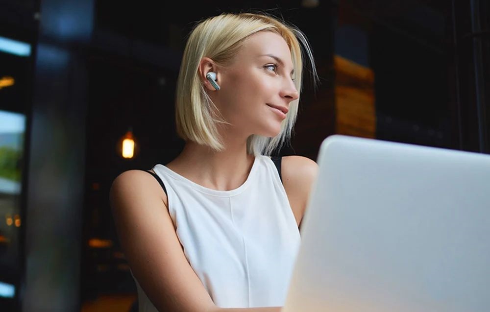 Haylou W1 ANC True Wireless Bluetooth fehér fülhallgató